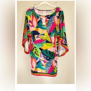 NWT Trina Turk Rainforest Resort Swim coverup Tunic size XL